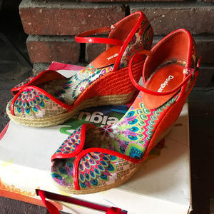Desigual Wedges Size 8.5
